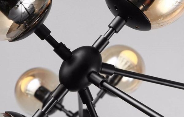 Különleges Molekuláris Gömb Csillár, E27 x12, Művészi Design és Lenyűgöző Világítás DM-DX219/12
