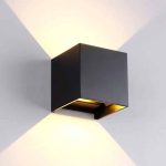 Állítható homlokzati LED lámpa 6W, hatékonyság és elegancia a kültéri világításban