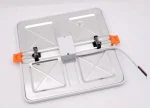 Négyzet alakú LED spotlámpa, hideg fény, 6W, Fehér