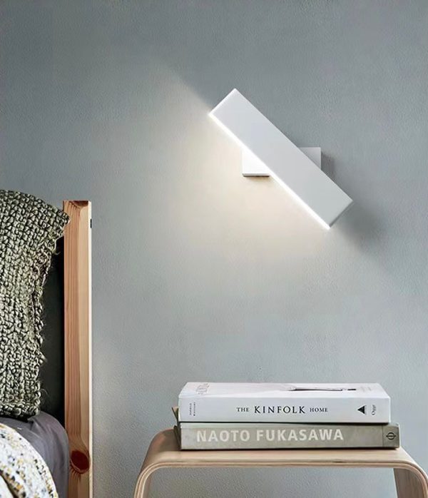 Fali lámpa, minimalista design hatékony világítással, DM WHITE01, Fehér