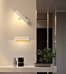 Fali lámpa, minimalista design hatékony világítással, DM WHITE01, Fehér