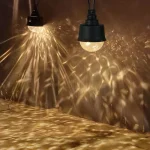 Vízálló fényfüzér, 8,8 m, 10 RGB izzóval