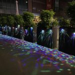 Vízálló fényfüzér, 8,8 m, 10 RGB izzóval