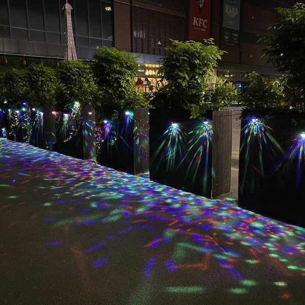 Vízálló fényfüzér, 8,8 m, 10 RGB izzóval
