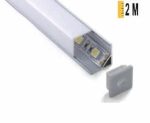 90 fokos keskeny LED profil, 2m
