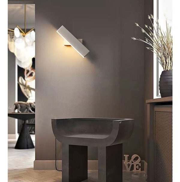 Fali lámpa, minimalista design hatékony világítással, DM WHITE01, Fehér