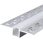 Beépített LED profil, glettelt felület, 2 m hosszú