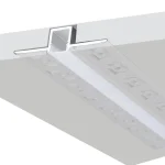 Beépített LED profil, glettelt felület, 2 m hosszú