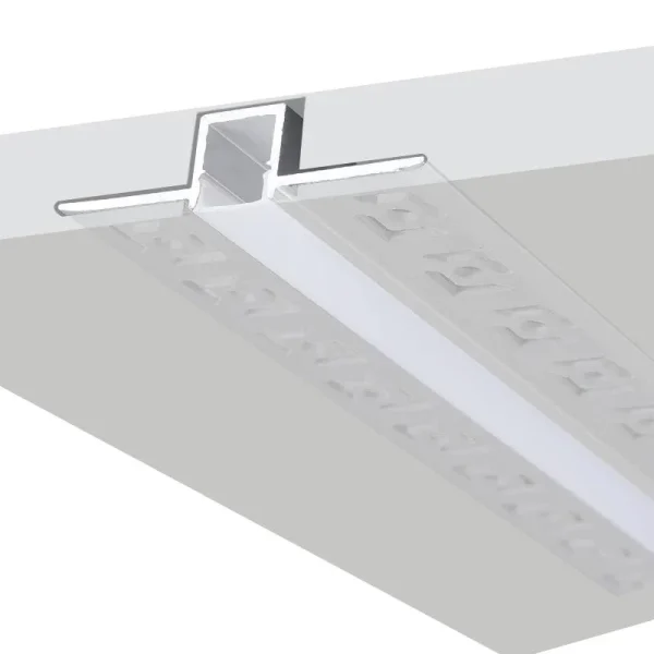 Beépített LED profil, glettelt felület, 2 m hosszú