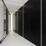 Beépített LED profil, glettelt felület, 2 m hosszú