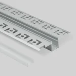 Beépített LED profil, glettelt felület, 2 m hosszú