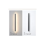 Kültéri LED lámpa, 30 cm, hatékony világítás és tartósság, DM904/30 BK