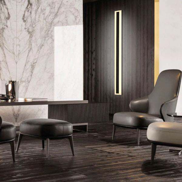 Kültéri LED lámpa, lineáris design, DM904/180 BK, Fekete
