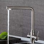 3 utas konyhai csaptelep inox ezüst CF016