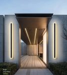 Kültéri LED lámpa, lineáris design, DM904/180 BK, Fekete