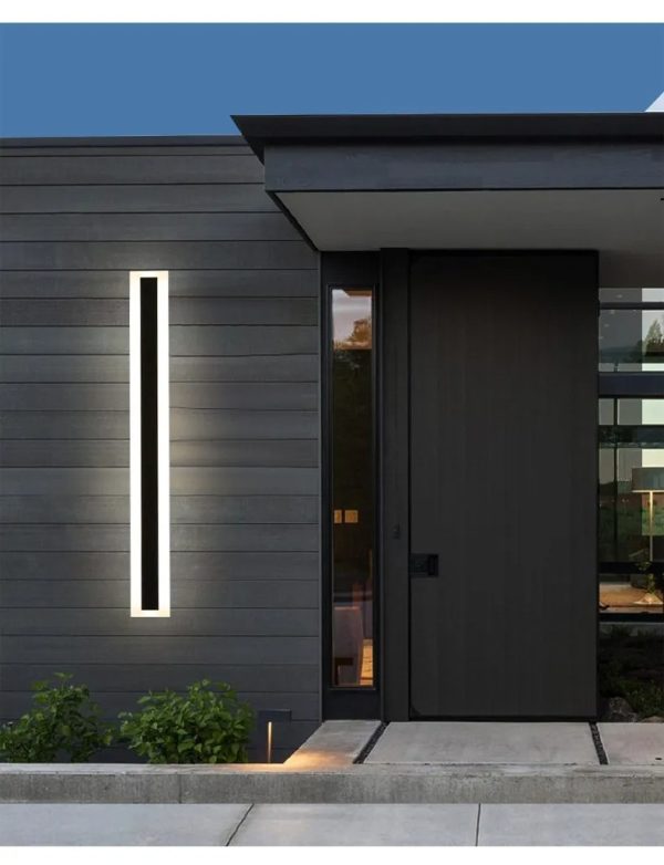 Kültéri LED lámpa, lineáris design, DM904/180 BK, Fekete