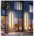 Kültéri LED lámpa, lineáris design, DM904/180 BK, Fekete