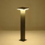 Kerti Lámpa, Prémium Kialakítás, Szürke, 60 cm, Kiemelkedő Választás a Modern Kertekhez, DM201662 H60 Modell