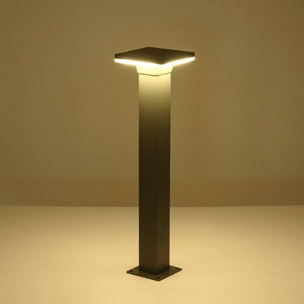 Kerti Lámpa, Prémium Kialakítás, Szürke, 60 cm, Kiemelkedő Választás a Modern Kertekhez, DM201662 H60 Modell