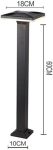Kerti Lámpa, Prémium Kialakítás, Szürke, 60 cm, Kiemelkedő Választás a Modern Kertekhez, DM201662 H60 Modell