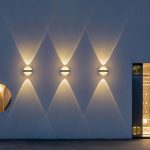 LED fali lámpa, 10 cm, kompakt dizájn, DM101
