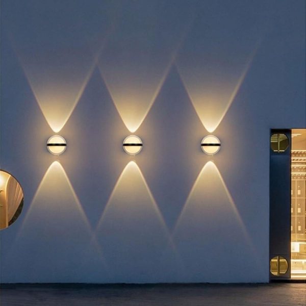 LED fali lámpa, 10 cm, kompakt dizájn, DM101