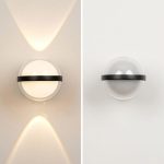 LED fali lámpa, 10 cm, kompakt dizájn, DM101