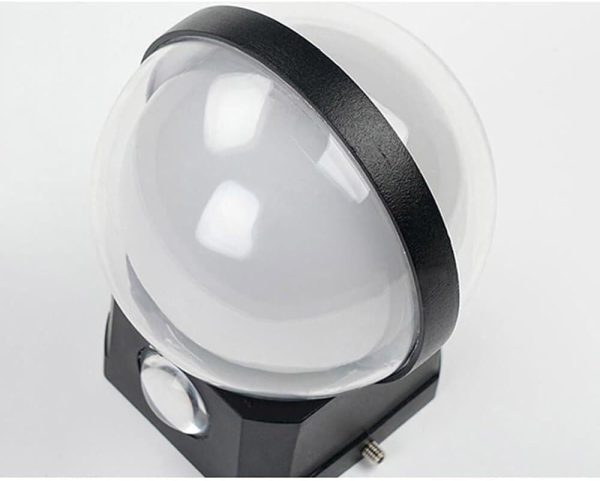 LED fali lámpa, 10 cm, kompakt dizájn, DM101