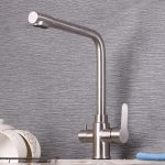 3 utas konyhai csaptelep inox ezüst CF016
