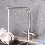 3 utas konyhai csaptelep inox ezüst CF016