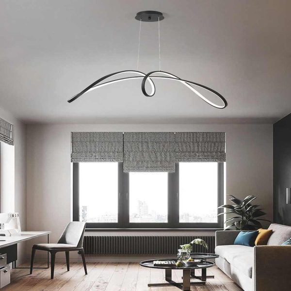 LED függőlámpaDimabila Cu Telecomandă 3 Funcții DM0081 Neagră 75W