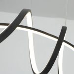 LED függőlámpaDimabila Cu Telecomandă 3 Funcții DM0081 Neagră 75W