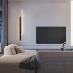 Fali LED lámpa, DM3929 BK+GD 60cm, Arany/Fekete