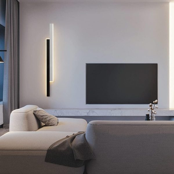 Fali LED lámpa, DM3929 BK+GD 60cm, Arany/Fekete