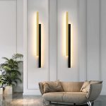 Fali LED lámpa, DM3929 BK+GD 60cm, Arany/Fekete