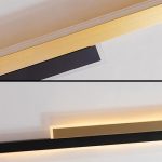 Fali LED lámpa, DM3929 BK+GD 60cm, Arany/Fekete