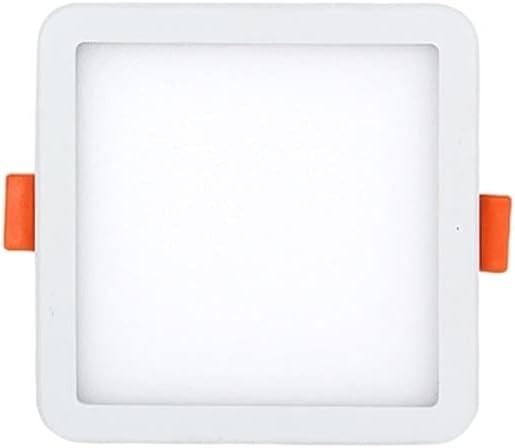 Négyzet alakú LED spotlámpa, hideg fény, 6W, Fehér