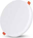 LED spot vékony, 9W, kerek hideg fénnyel
