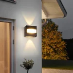 LED fali lámpa, hatékony és stílusos világítás, DM2160-1, Fekete