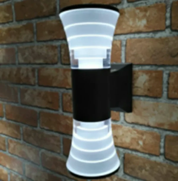 Kültéri LED lámpa, modern és funkcionális világítás, Fekete