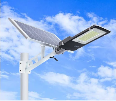 200W LED-es utcai napelemes projektor, távirányítóval, erős és fenntartható világítás