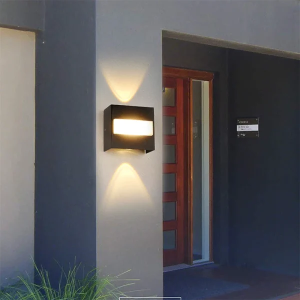 LED fali lámpa, hatékony és stílusos világítás, DM2160-1, Fekete