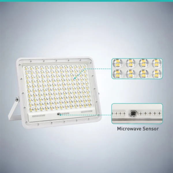 LED projektor, 50W napelemes panellel és távirányítóval