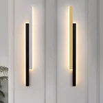 Fali LED lámpa, DM3929 BK+GD 60cm, Arany/Fekete