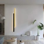Fali LED lámpa, DM3929 BK+GD 60cm, Arany/Fekete