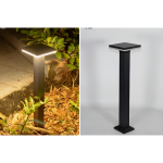 Kerti Lámpa, Prémium Kialakítás, Szürke, 60 cm, Kiemelkedő Választás a Modern Kertekhez, DM201662 H60 Modell