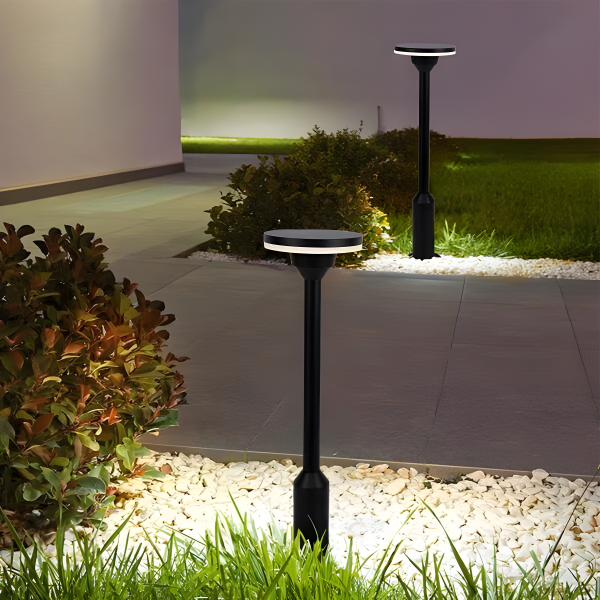 LED Kerti Lámpa – Modern Szürke, 60 cm Magas, Meleg Fénnyel – Ideális Kültéri Világításhoz, DM201656/60H Modell