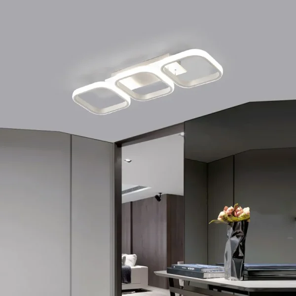 LED Csillár, DM1310-3WH Modell, 3 Fényfunkcióval, 60W, Fehér