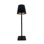 Asztali Lámpa, DM Living, Érintős, 3 Fényfunkcióval, USB Töltéssel, Fekete