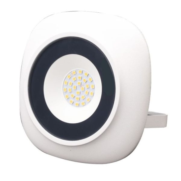 Kerek LED Reflektor, SMD Iris, 20W = 100W, 1800lm, 6400K, Hideg Fény, Fehér